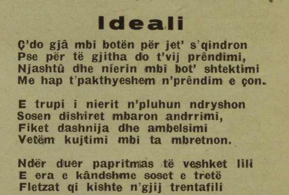 Poezia Ideali